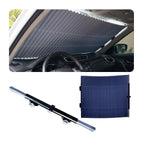 Retractable Car Windshield Sunshade – 160 × 70 cm